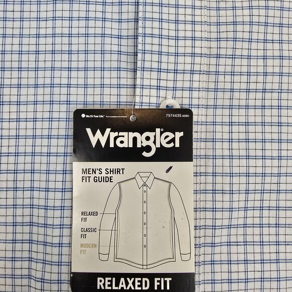 Wrangler 20X Competition Shirt Mens 2XT Plaid Western Rodeo Button New - Picture 13 of 16